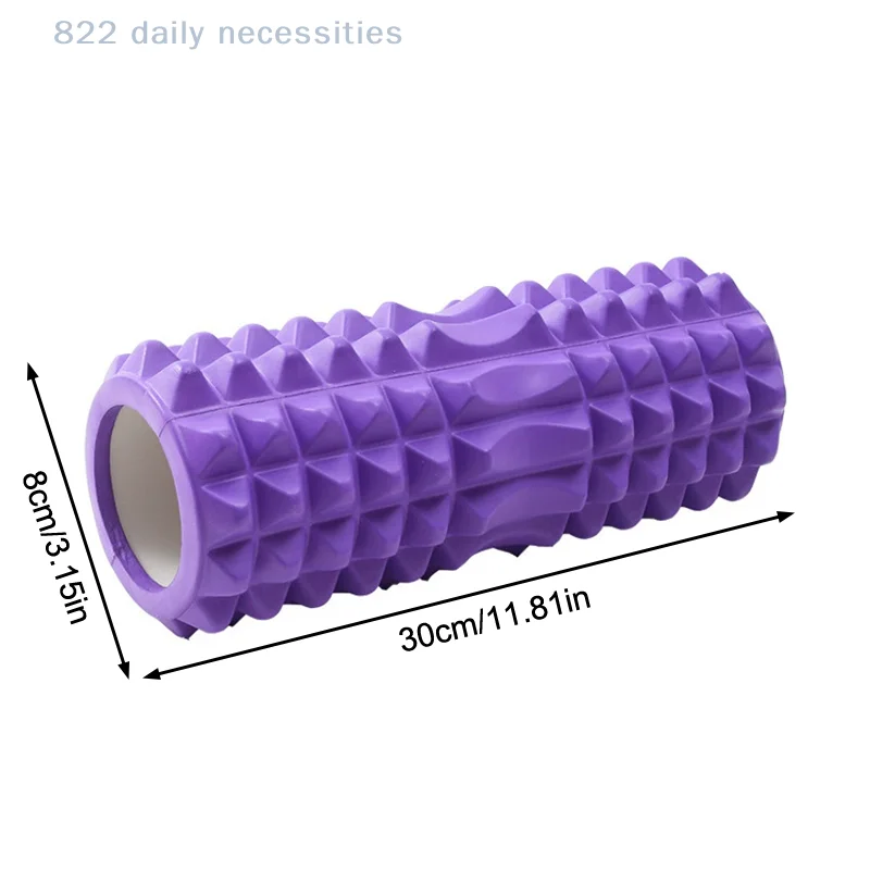 EVA Yoga Column Foam Roller - Smooth Muscle Roller for Pilates & Recovery - color options