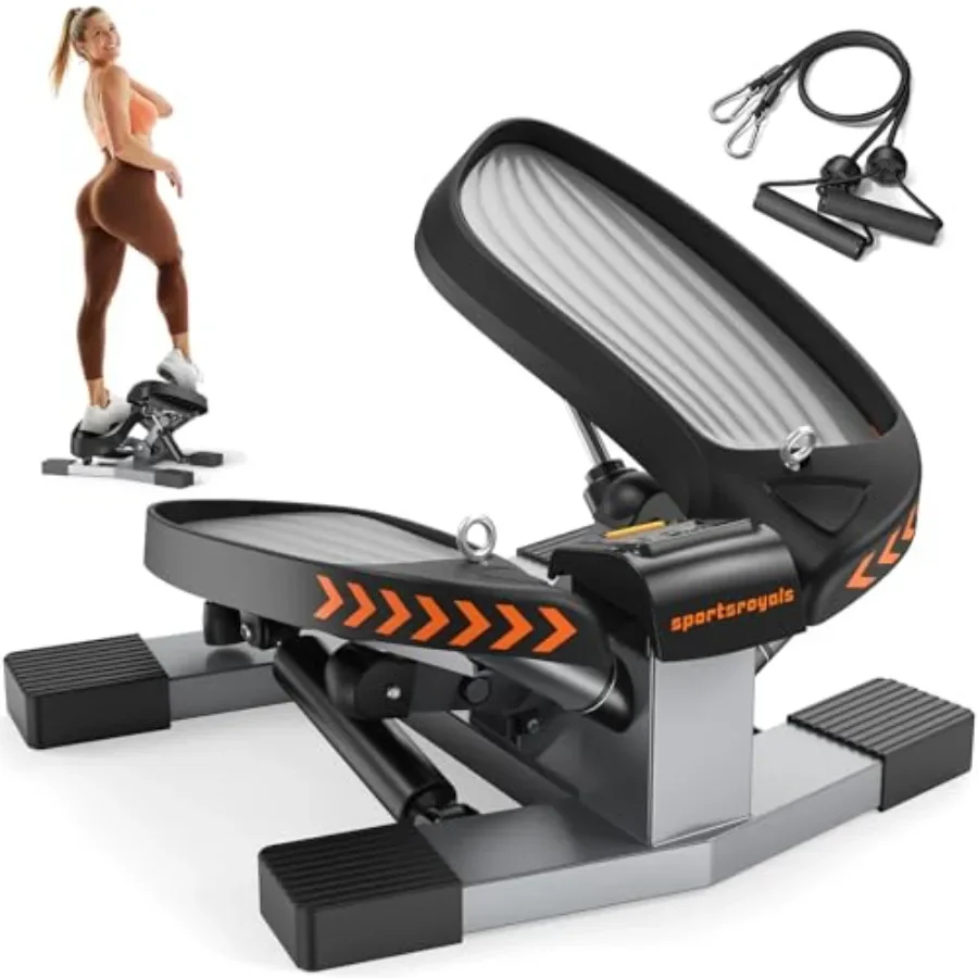 Mini Stair Stepper with Resistance Bands – Twist Stepper, 350lb Capacity