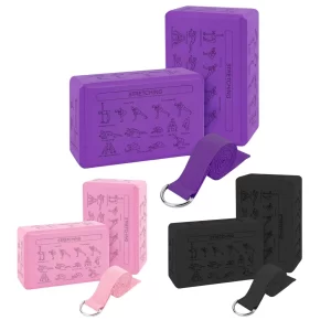 EVA Yoga Blocks 2-Pack – High-Density Non-Slip Foam Bricks