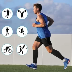 Footless Calf Compression Sleeves – Graduated 20-30 mmHg Support