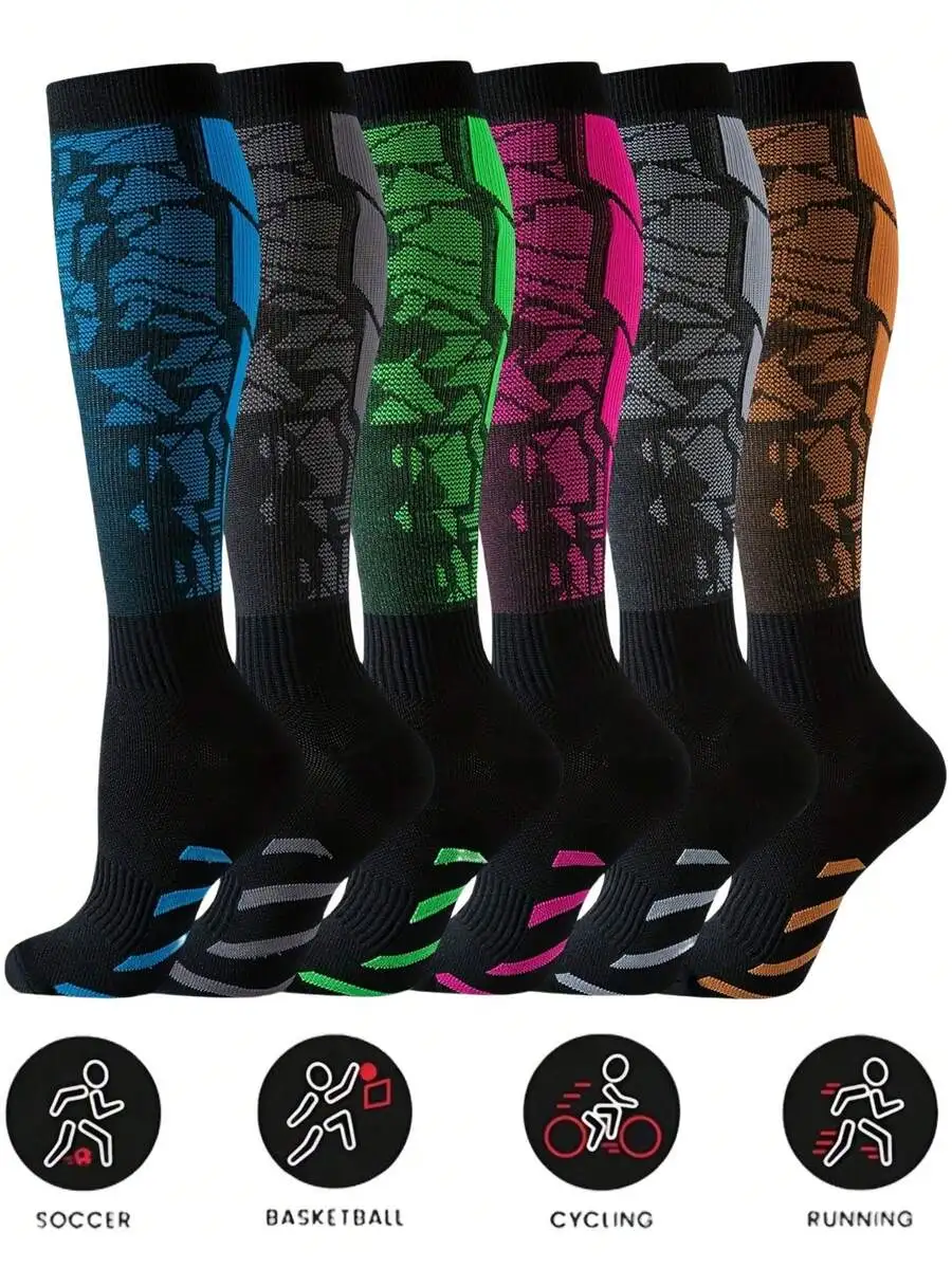 Knee-High Compression Socks – Breathable Moisture-Wicking Sports Socks - packaging