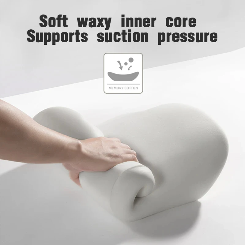 Memory Foam Car Neck Pillow & Lumbar Support – Driving Posture Cushion - alternate view