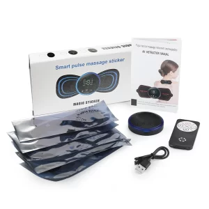 Mini Neck & Back Massager Stickers – 5pc Portable EMS Pad Set