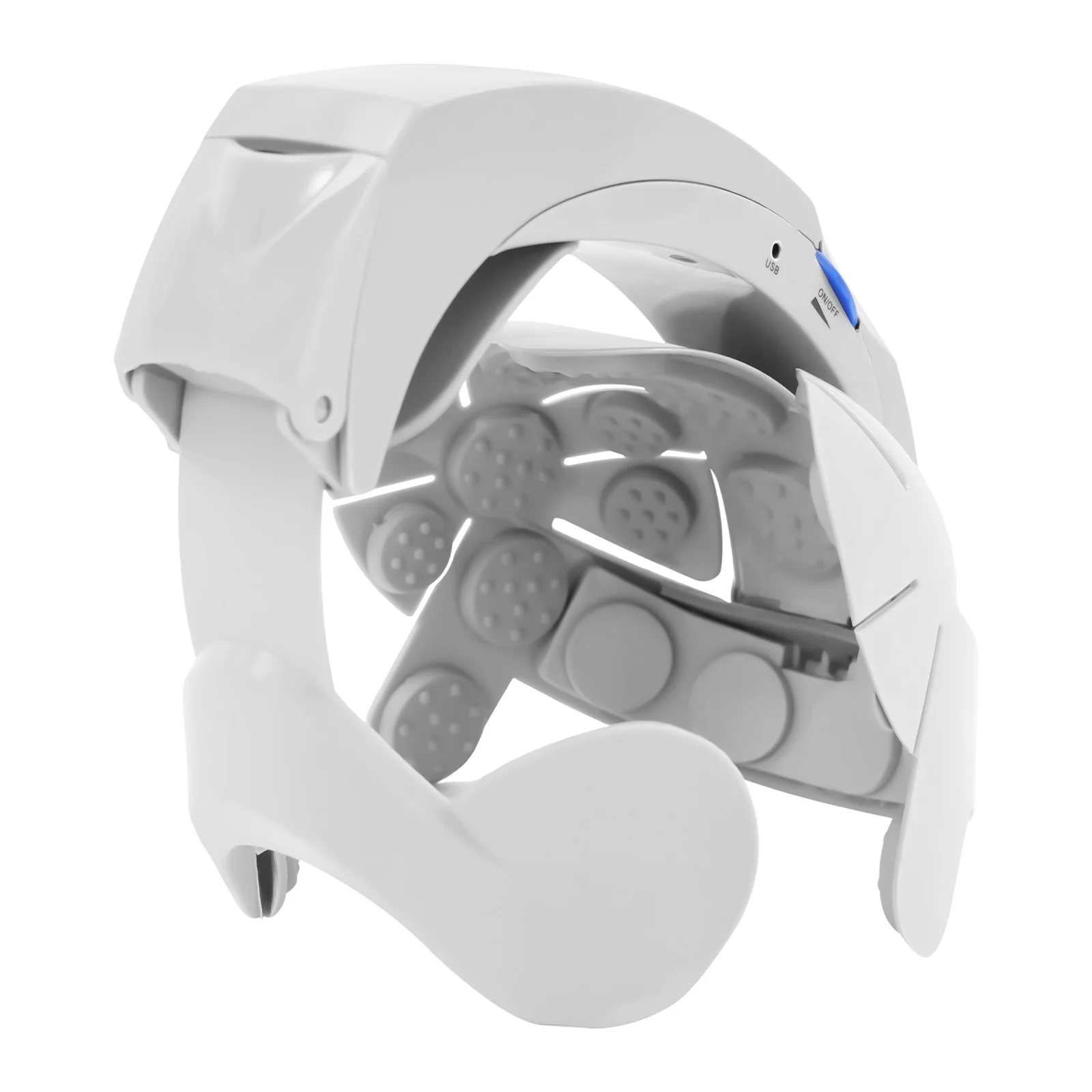 Electric Head Massager Helmet – Multi-Point Kneading Scalp & Tension Relief - close-up detail