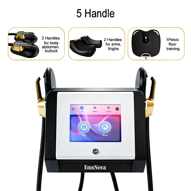 Professional EMS Body Sculpting Machine – 4/5 Handle Muscle Stimulator for Post-Workout Recovery - packaging