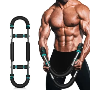 Adjustable Power Twister Bar & 40kg Hand Gripper – Steel Arm & Grip Trainer