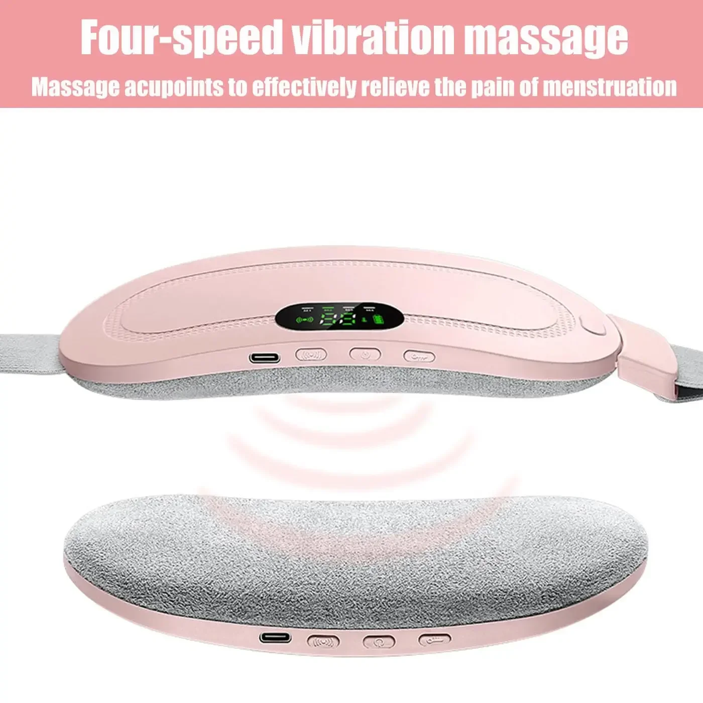 Heated Warming Belt – Portable Abdominal Heat Therapy Wrap - alternate view