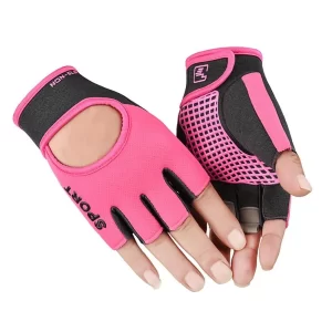 Fingerless Workout Gloves – Breathable UV-Protection Grip