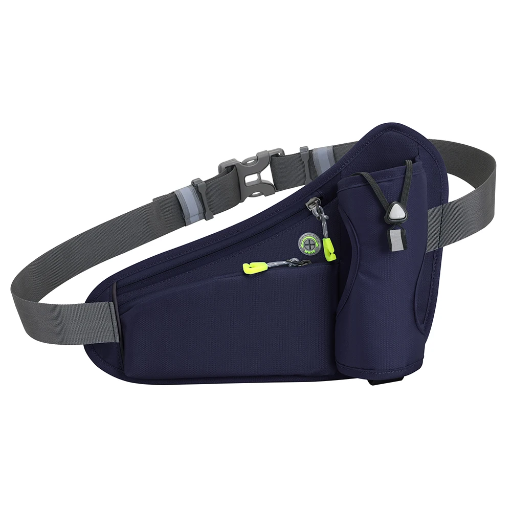 Running Waist Bag with Water Bottle Holder – Hydration Belt for Phone & Keys - view 12