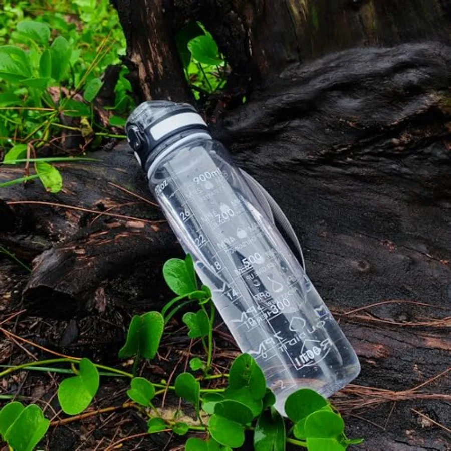 32oz Motivational Water Bottle with Time Markers – Tritan, BPA-Free - color options