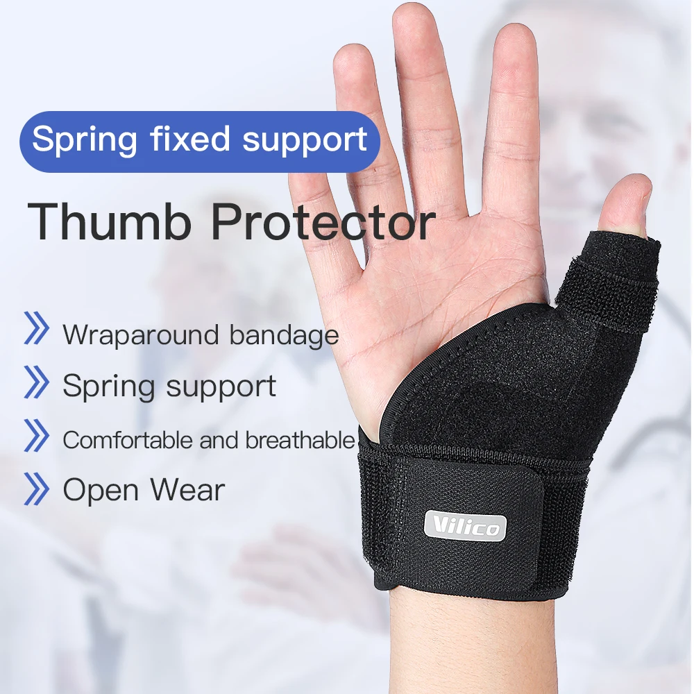 Wrist & Thumb Support Brace – Flexible Splint for De Quervain's & Sprains - size and dimensions