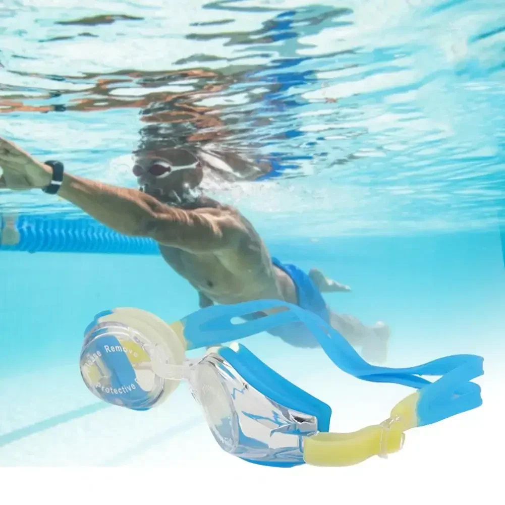 Ergonomic Swimming Goggles – Comfortable Wide-View Lenses for Lap Swimming