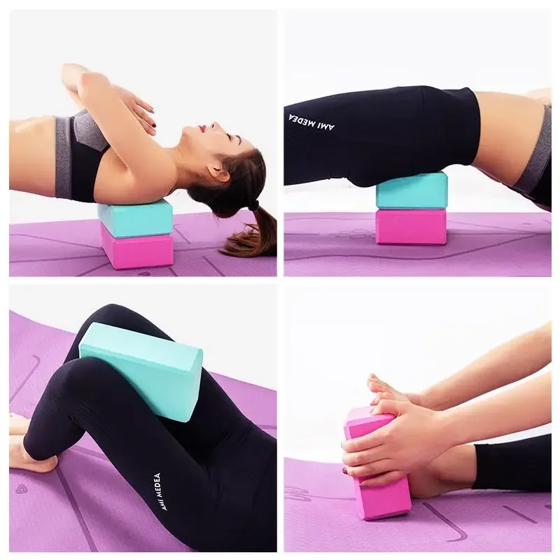 2 1PCS EVA Gym Blocks Foam Brick Training Exercise Fitness Equipment - color options