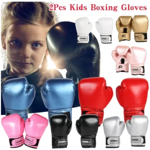 Kids Boxing Gloves – Padded Junior Training Mitts for Pad & Bag Work