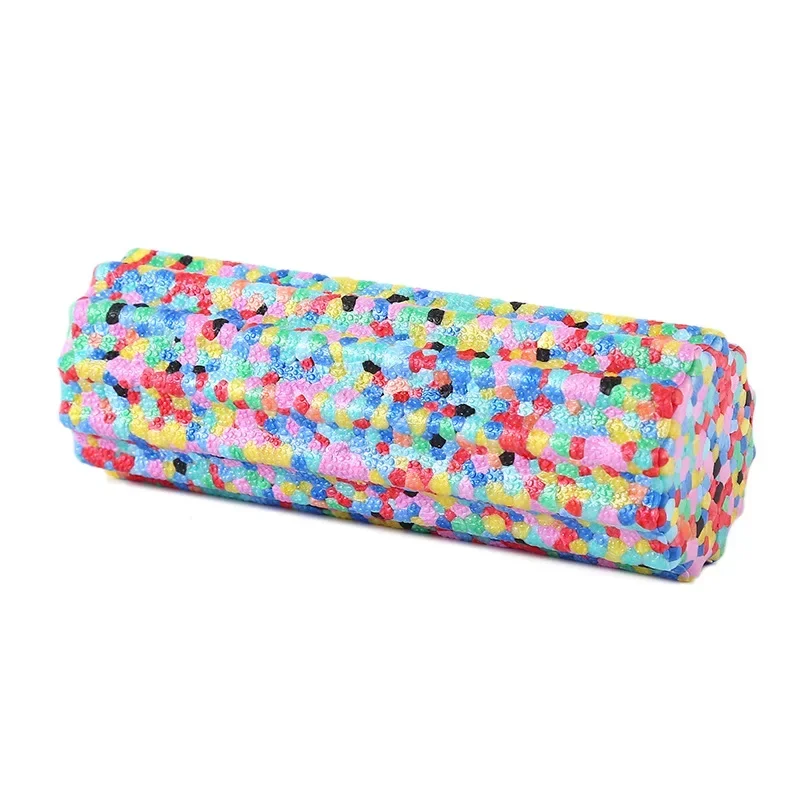 Mini Foam Roller 15cm – Travel Muscle Massage Roller for Calves & Feet - in use