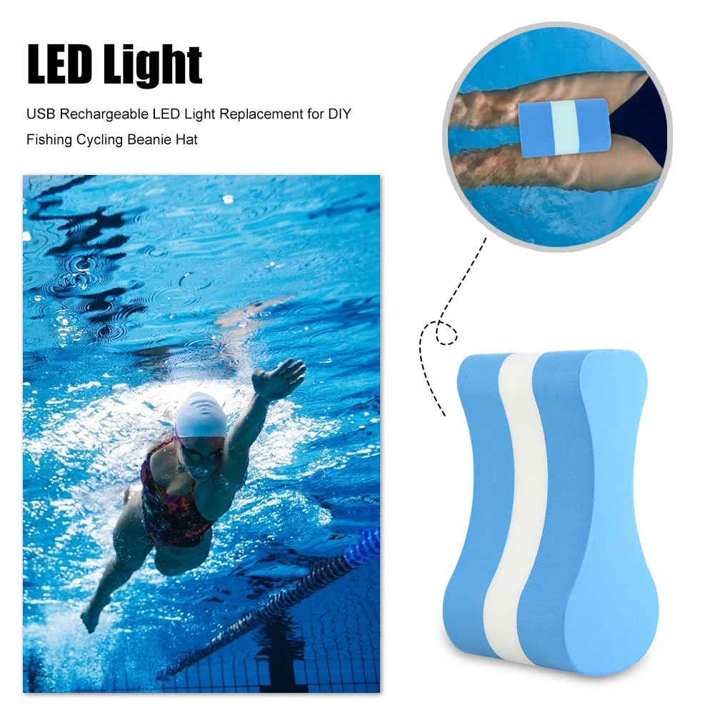 Swimming Pull Buoy – Leg Float Trainer for Stroke Technique & Upper-Body Sets - alternate view