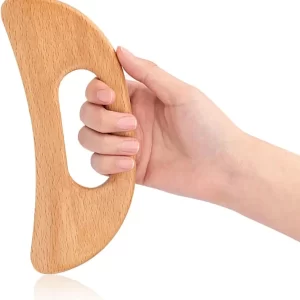 Wooden Gua Sha Body Massager - Muscle Scraping Tool for Back, Legs & Arms