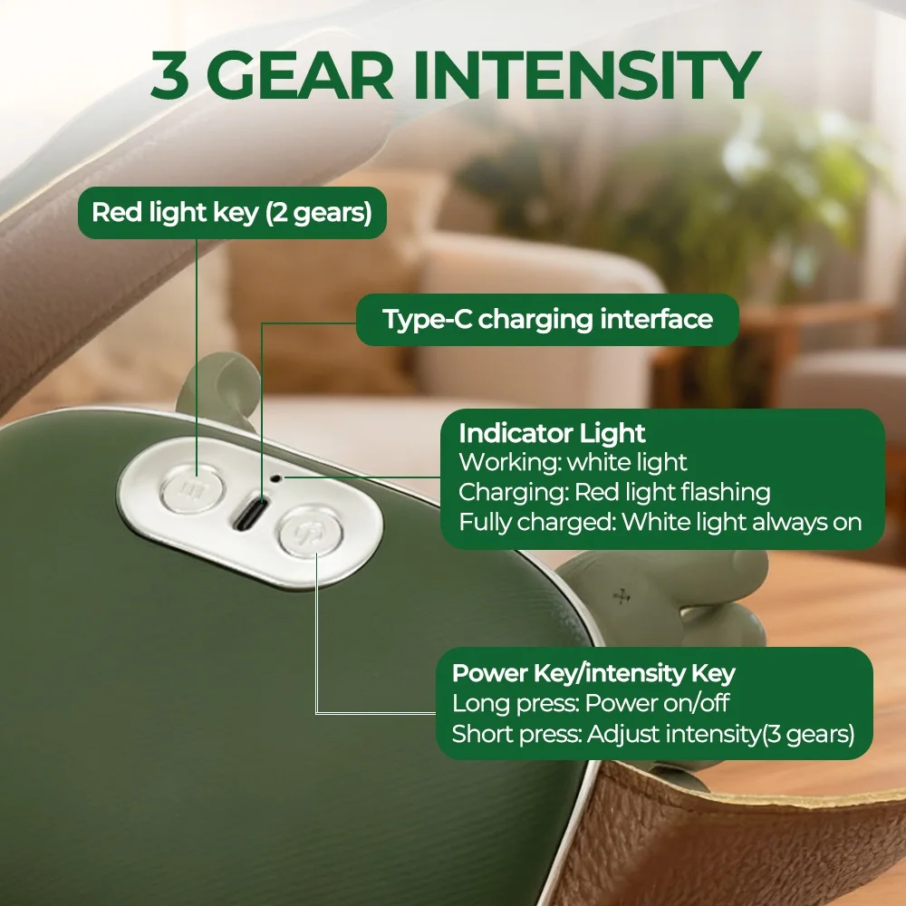 Cordless Neck & Shoulder Massager – 4D Kneading Shiatsu Shawl, Brushless Motor - color options