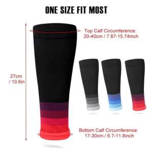 Compression Calf Sleeves – Running Calf Support for Shin Splints & Recovery