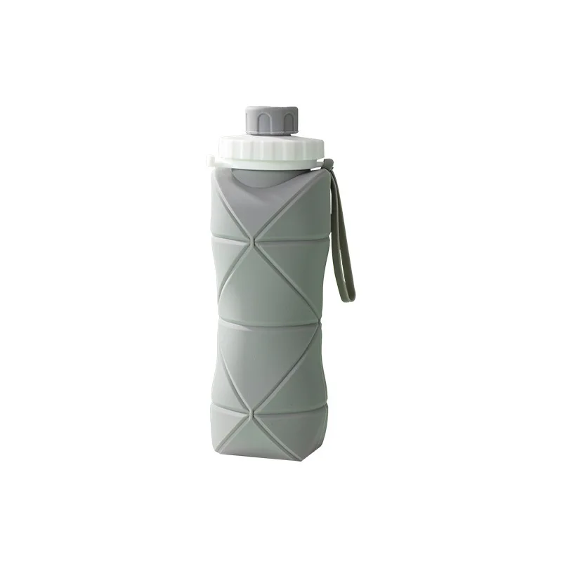 Collapsible Silicone Water Bottle – Foldable Flask for Hiking & Travel - view 17