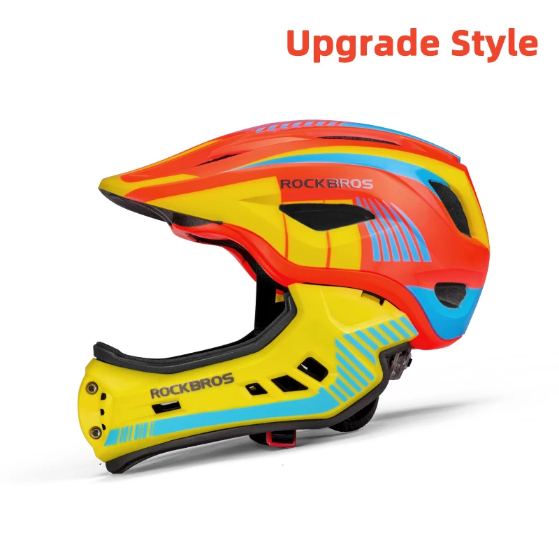 ROCKBROS Kids Bike Helmet – Detachable Full-Face Chin Guard & Impact Shell - view 13