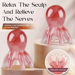 Octopus Head Massager – Manual Scalp Acupressure Comb