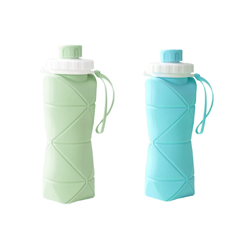 Collapsible Silicone Water Bottle – Foldable Flask for Hiking & Travel - view 15