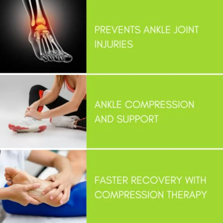 Ankle Compression Sleeve for Plantar Fasciitis – Support Socks, 1 Pair - color options