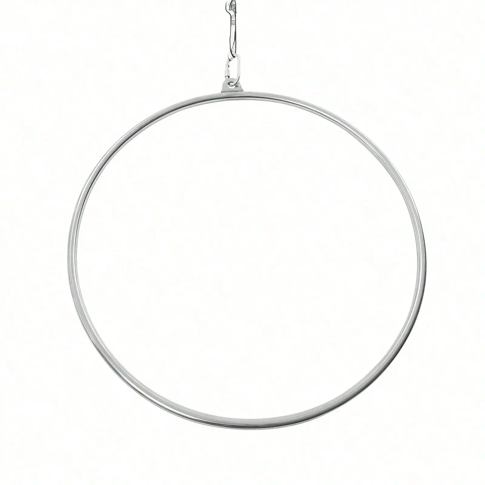 Aerial Lyra Hoop 90cm – Stainless Steel Aerial Ring for Dance, Yoga & Circus Training - in use