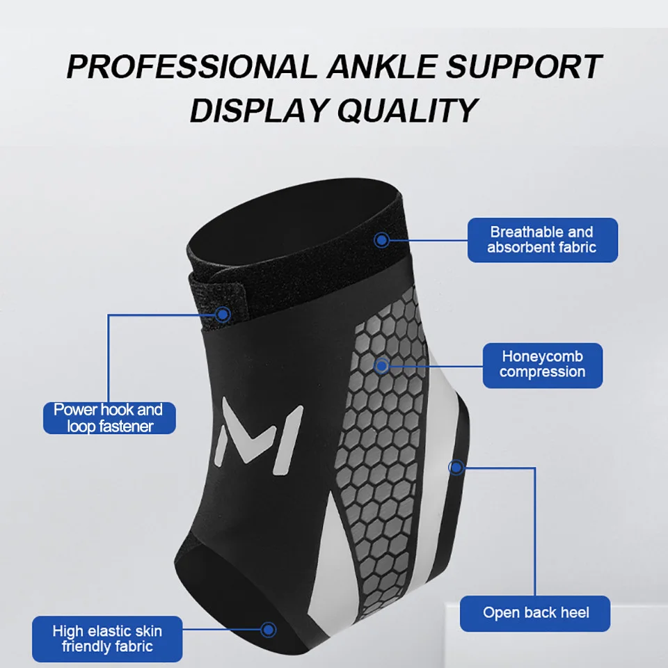 Thin Breathable Ankle Support – Lightweight Compression Sleeve - alternate view