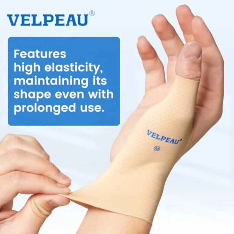 Thumb & Wrist Compression Sleeves (2-Pack) – Arthritis & Tendonitis Support - close-up detail