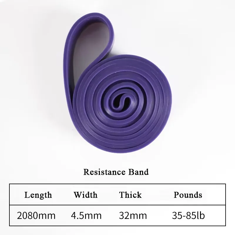 Stackable TPE Resistance Band – Heavy Tension Latex-Free Band - packaging