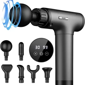 Deep Tissue Massage Gun – Handheld Percussion Muscle Massager for Athletes