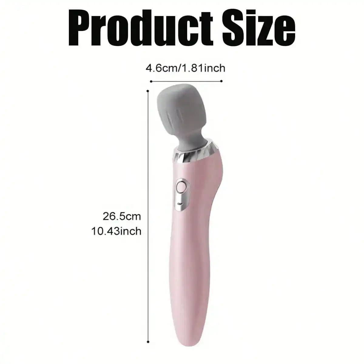 Handheld Electric Massager – 5-Speed USB Rechargeable Muscle Massager - in use
