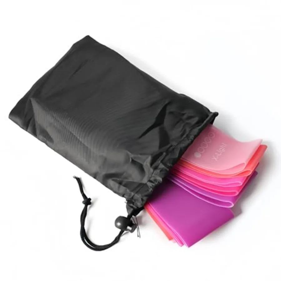 Resistance Loop Bands Set of 5 – Light to Heavy Workout Bands - in use