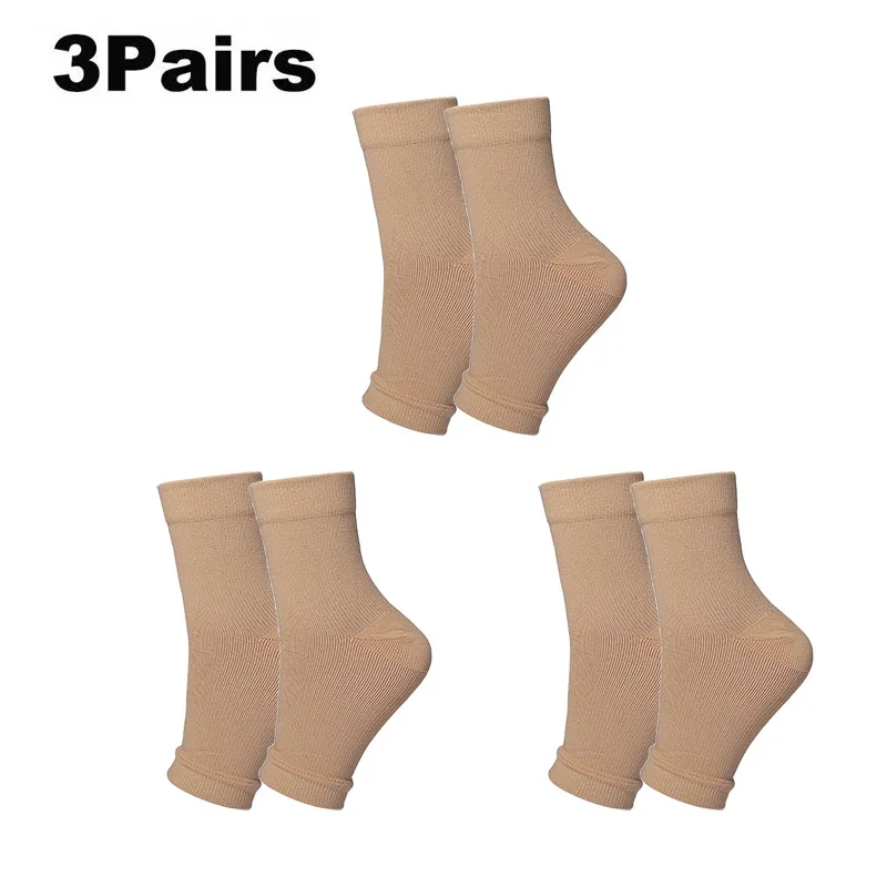 Foot Compression Sleeves – Graduated Circulation Socks for Swelling & Fatigue - side view
