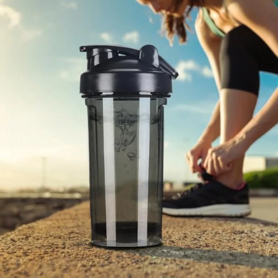 Custom Shaker Bottle 18 oz – Leak-Proof Personalized Protein Shaker - color options