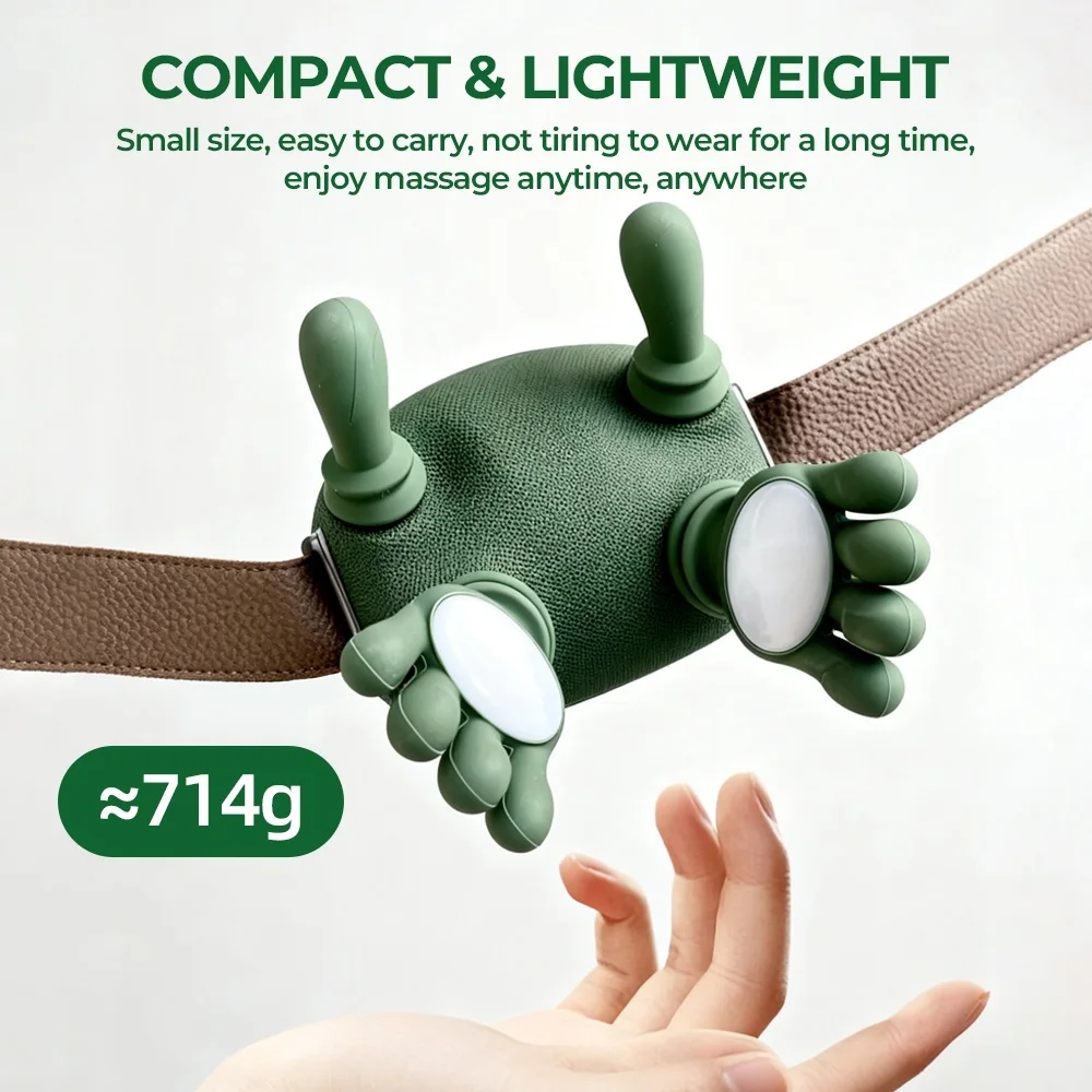 Cordless Neck & Shoulder Massager – 4D Kneading Shiatsu Shawl, Brushless Motor - alternate view
