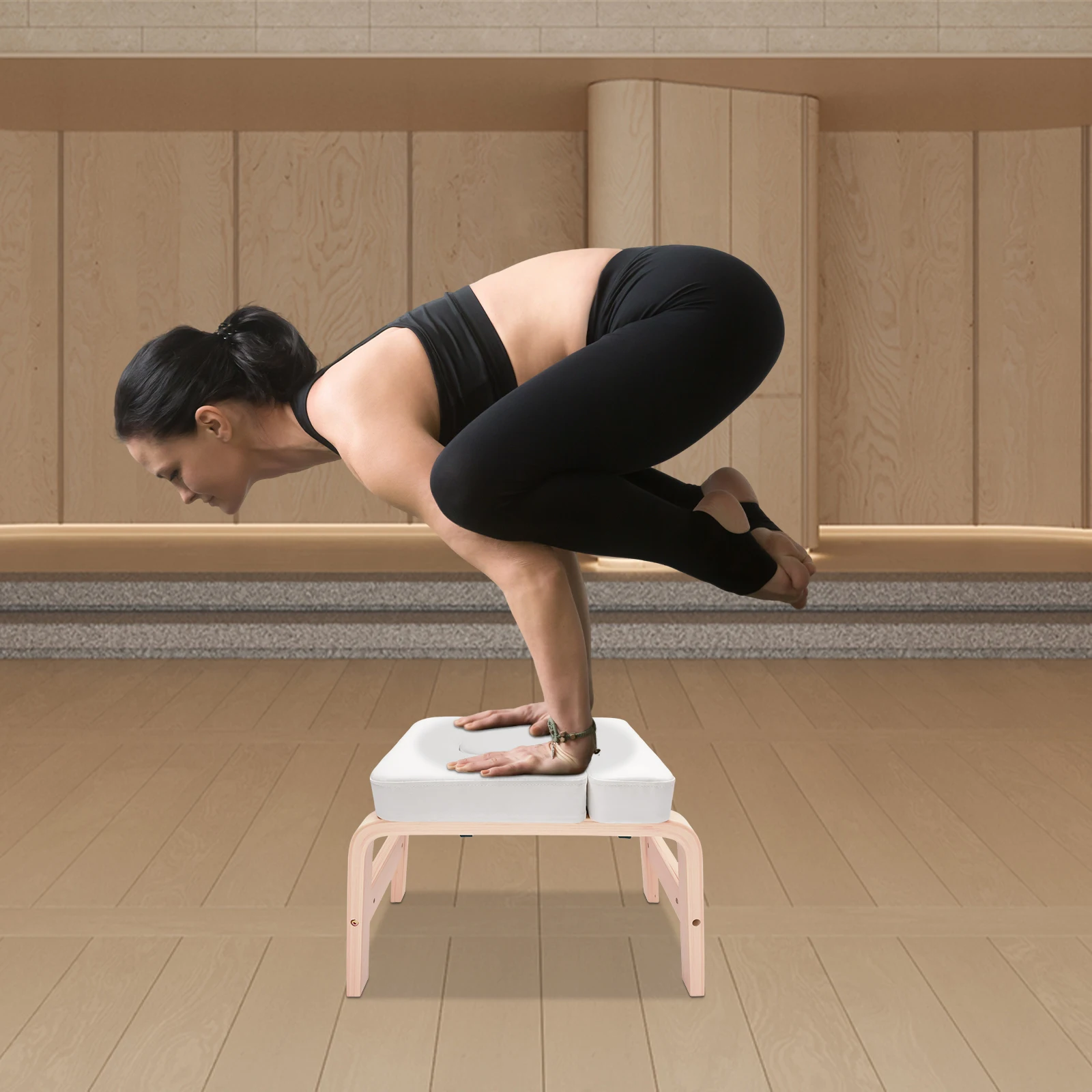 Yoga Headstand Assistant Inversion Bench Body Shaping Invert Stool Chair Coordination - alternate view