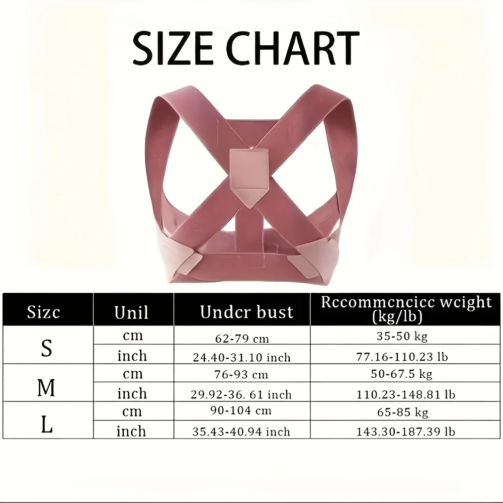 Posture Corrector Brace – Invisible Under-Shirt Shoulder & Upper Back Support - color options