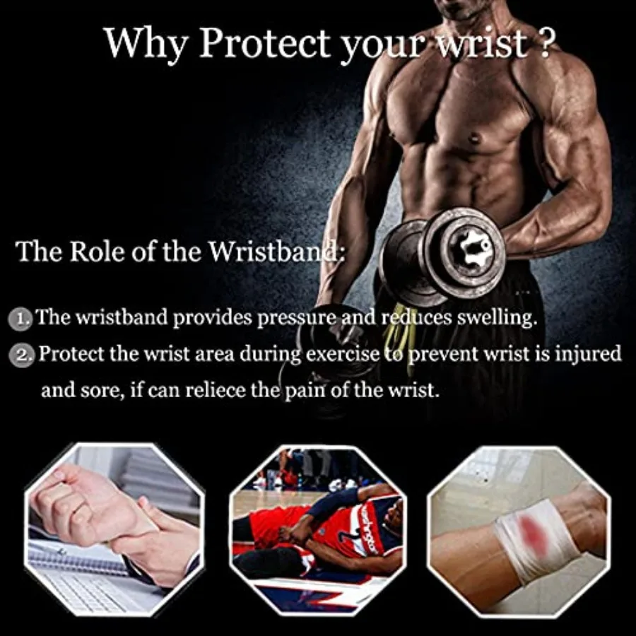 Wrist Brace 2-Pack – Adjustable Wrist Support for Carpal Tunnel - size and dimensions
