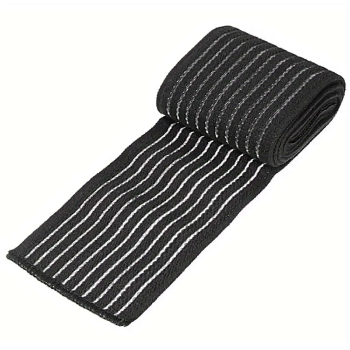 Self-Adhesive Knee Strap – Elastic Anti-Sprain Support Wrap - in use