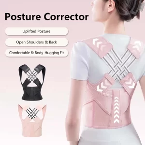 Adjustable Posture Corrector – Back Support Brace for Rounded Shoulders, Men & Women