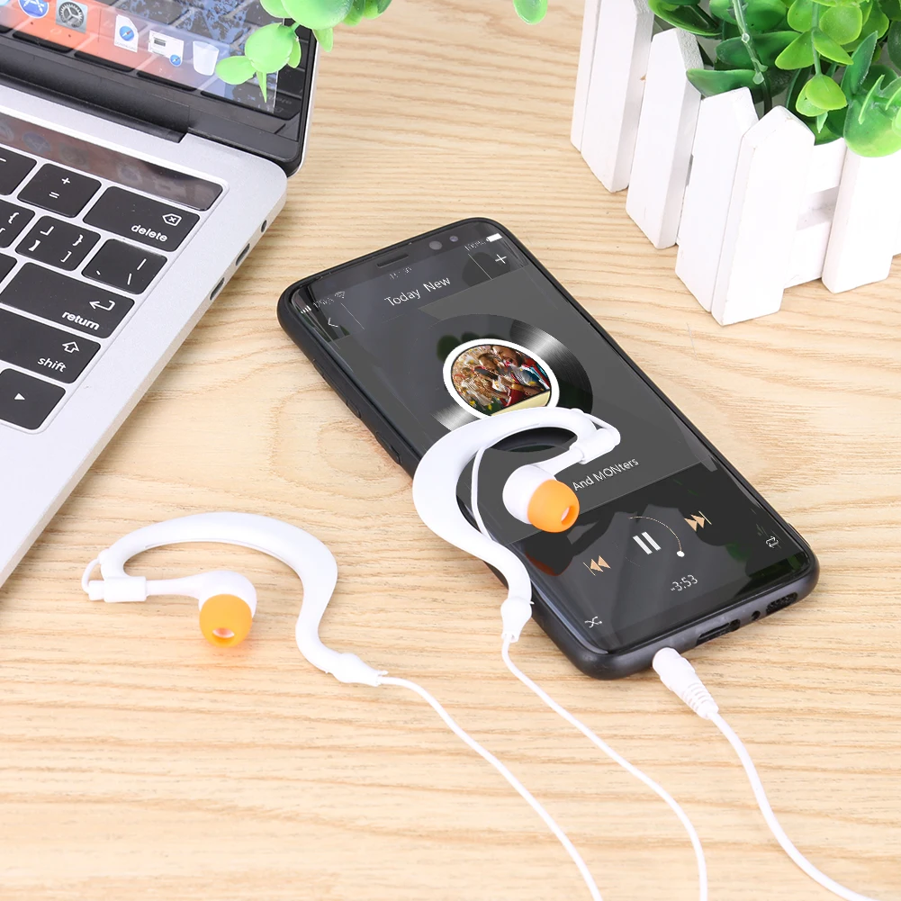 IPX8 Waterproof Swimming Headphones – 3.5mm Wired Earphones for Pool & Diving - size and dimensions