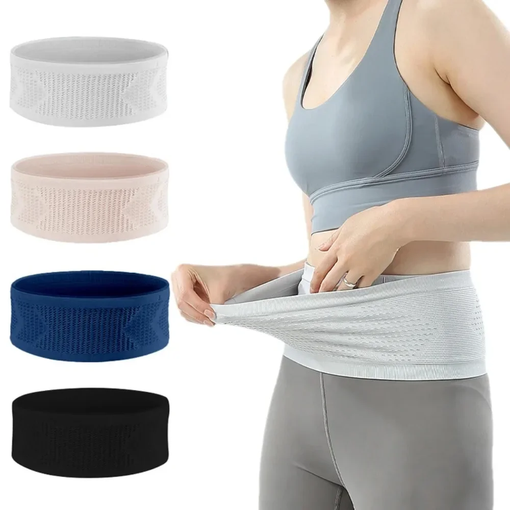 Seamless Running Belt – Invisible Sports Waist Bag with Phone Pocket, No-Bounce Fit - close-up detail