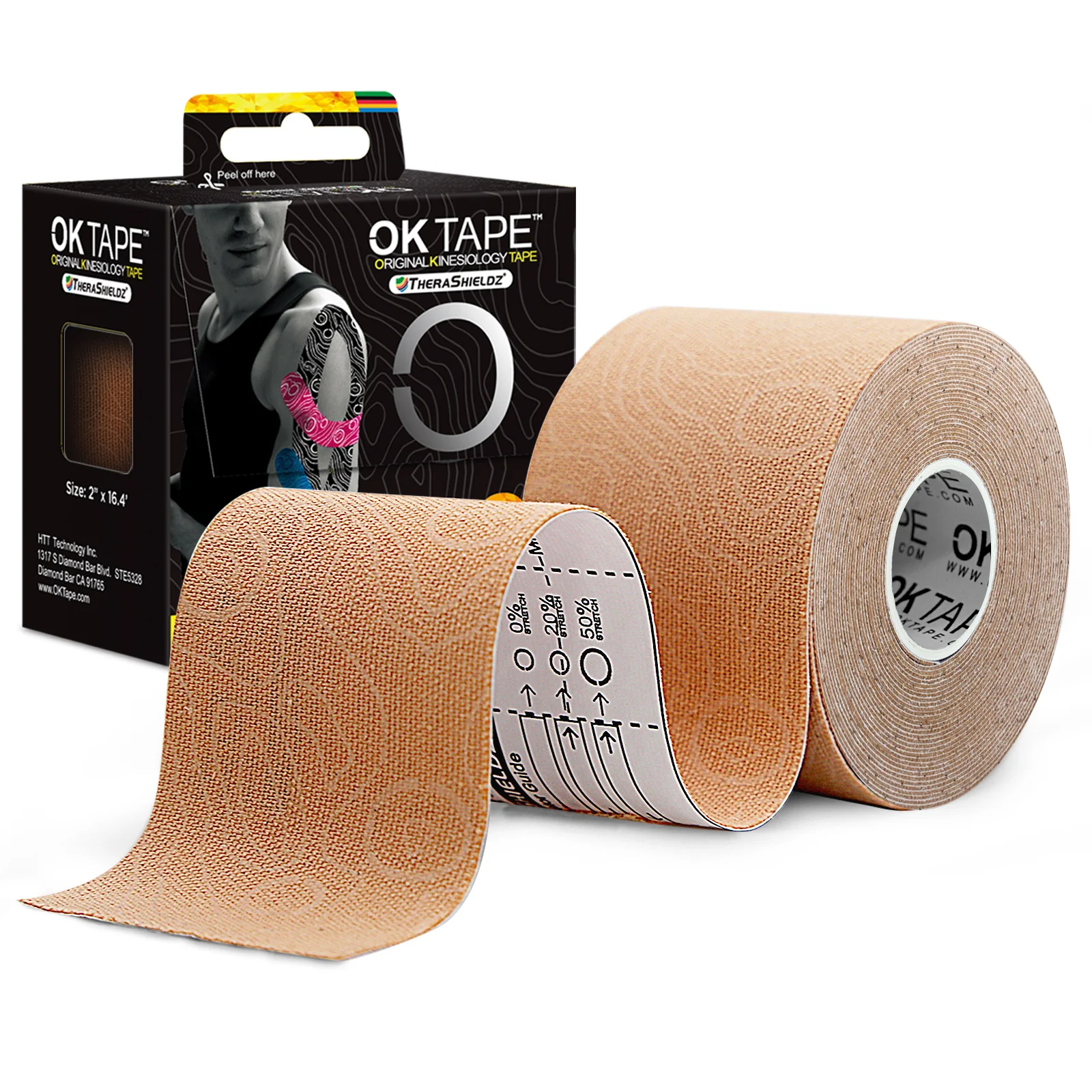 Kinesiology Tape 5cm x 5m – Waterproof Elastic Athletic Tape, Latex Free - view 13