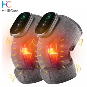 Electric Heated Knee Massager – Vibration & Heat Therapy Knee Pad
