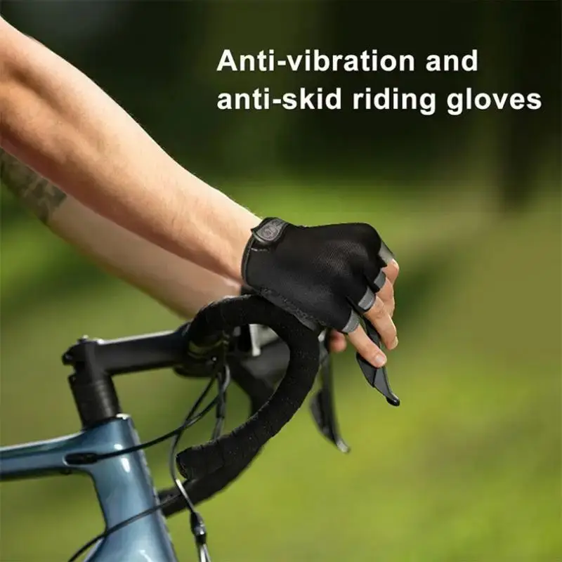Half-Finger Cycling Gloves – Breathable, Anti-Slip, Shock-Absorbing - color options