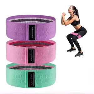 Fabric Booty Bands – Anti-Slip Hip Resistance Loop for Glutes