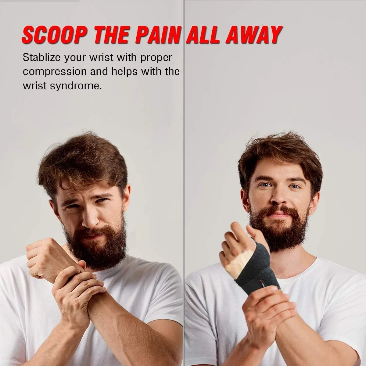 Adjustable Wrist Support Brace – Everyday Wrist Stabiliser - alternate view